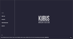 Desktop Screenshot of kubus-architekten.com